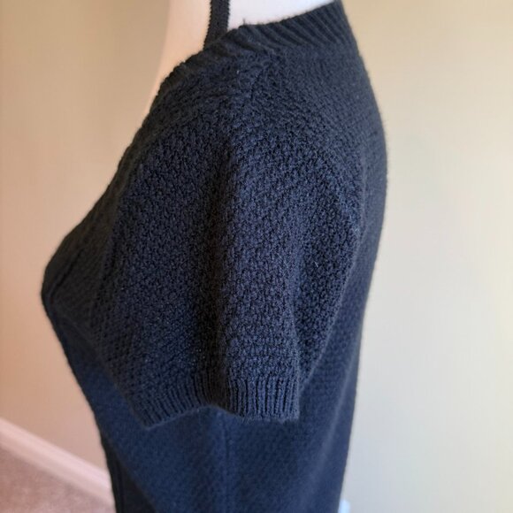 Twik Exclusive Simons Sweater Dress Mini Black Bodycon Women's Size M - Picture 5 of 10